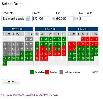 Booking Calendar